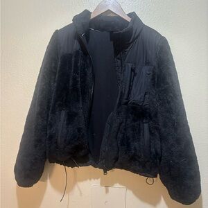 DKNY Black Ski & Snow Jacket